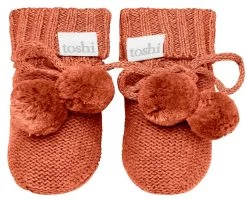 Organic Booties Marley Saffron