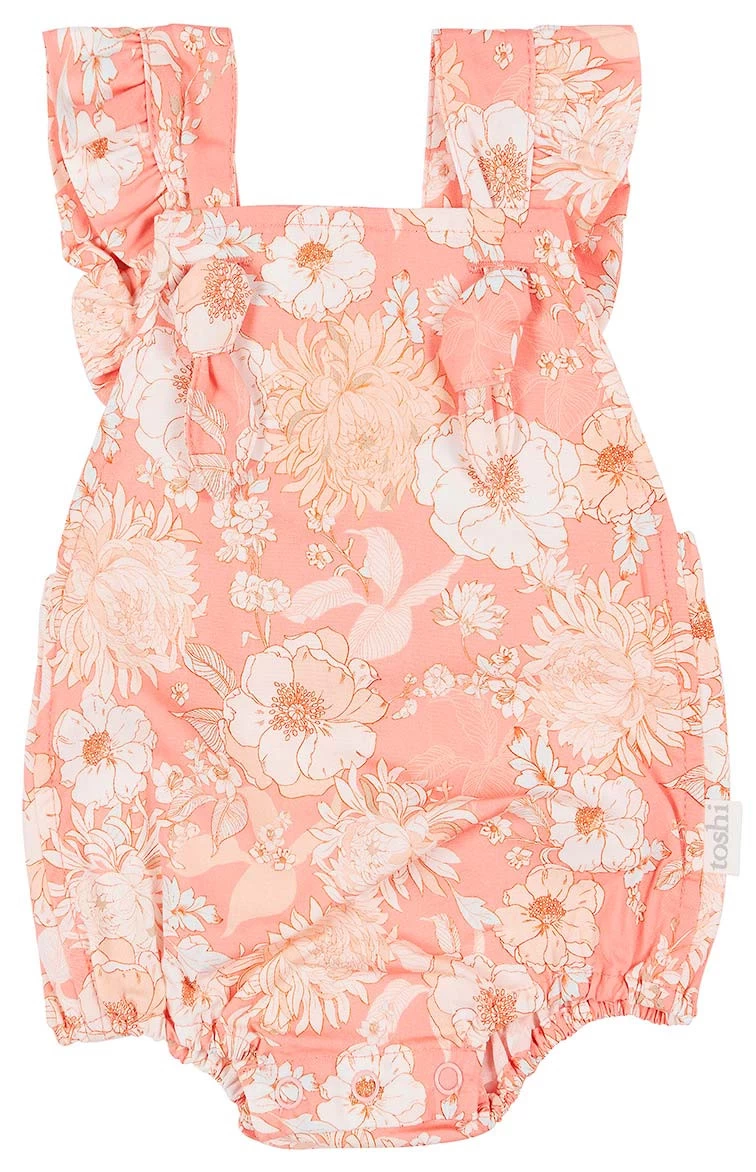 Baby Romper Sabrina Tea Rose 3 Baby Romper Sabrina Tea Rose