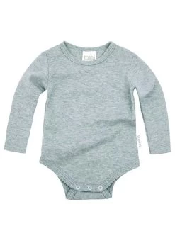 Dreamtime Organic Bodysuit Long Sleeve Ice