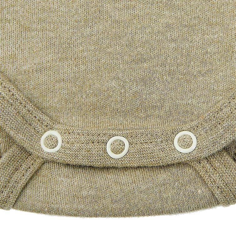 Dreamtime Organic Bodysuit Long Sleeve Olive 4 Dreamtime Organic Bodysuit Long Sleeve Olive - Image 2