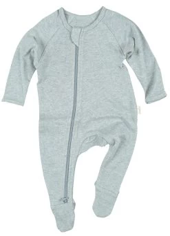 Organic Onesie Long Sleeve Dreamtime Ice