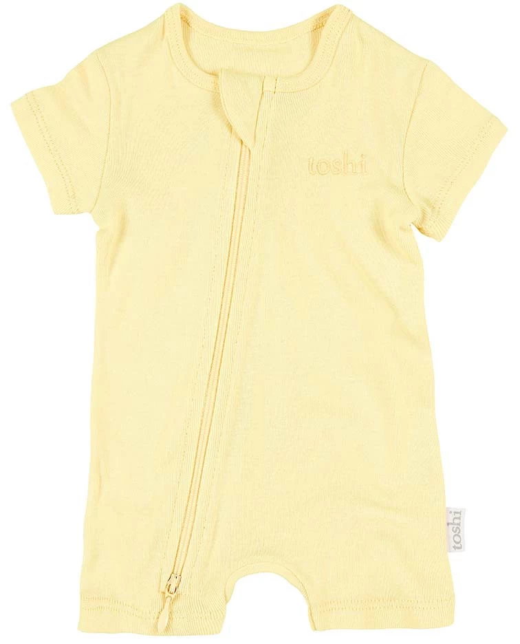 Dreamtime Organic Onesie Short Sleeve Buttercup 3 Dreamtime Organic Onesie Short Sleeve Buttercup