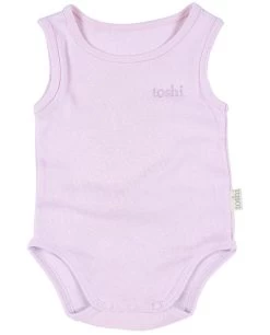 Dreamtime Organic Onesie Singlet Lavender