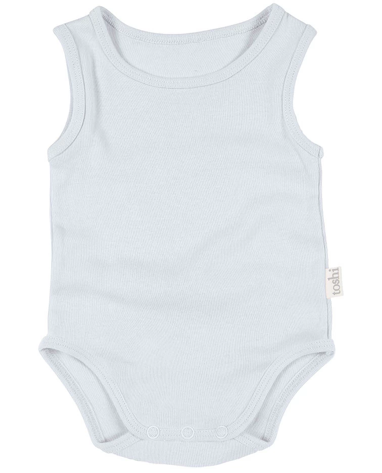 Dreamtime Organic Onesie Singlet Sky 3 Dreamtime Organic Onesie Singlet Sky