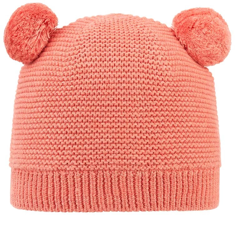 Organic Beanie Snowy Coral 3 Organic Beanie Snowy Coral