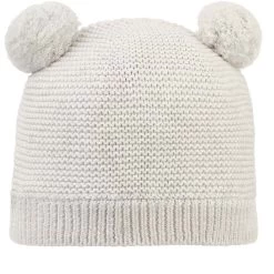 Organic Beanie Snowy Pebble