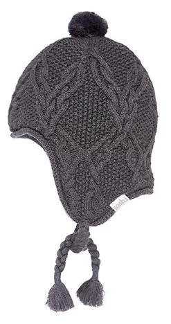 Organic Earmuff Bowie Charcoal