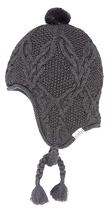 Organic Earmuff Bowie Charcoal 3 Organic Earmuff Bowie Charcoal