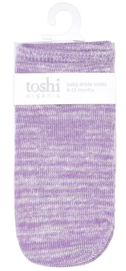 Organic Socks Ankle Marle Lavender -Baby Sales Store SOC OAM LAV P 60856.1677153018.1280.1280