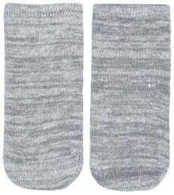 Organic Socks Ankle Marle Pebble