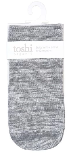 Organic Socks Ankle Marle Pebble -Baby Sales Store SOC OAM PEB P 08099.1677153359.1280.1280