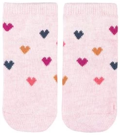 Organic Baby Socks Ankle Hearts