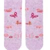 Organic Socks Knee Jacquard Lavandula