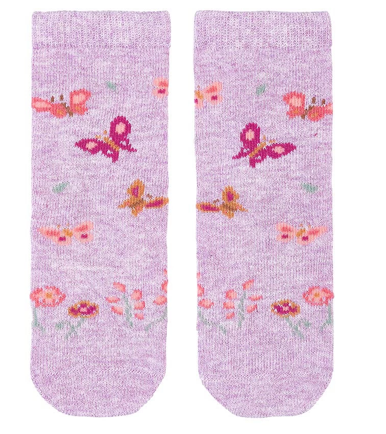Organic Socks Knee Jacquard Lavandula 3 Organic Socks Knee Jacquard Lavandula