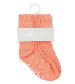 Organic Socks Knee Dreamtime Coral -Baby Sales Store SOC OKD CRL P 47167.1644876669.1280.1280