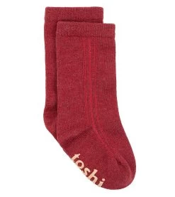 Organic Socks Knee Dreamtime Rosewood