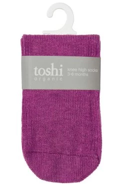 Organic Socks Knee Dreamtime Violet -Baby Sales Store SOC OKD VIO 2PK P 16591.1660194936.1280.1280
