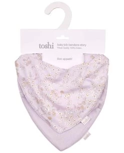 Baby Bandana Story - 2pcs Stephanie Lavender