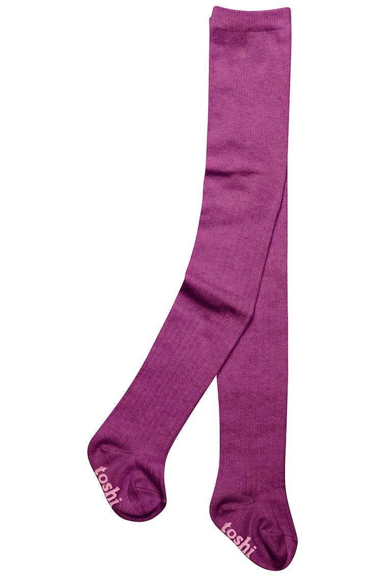 Organic Tights Footed Dreamtime Violet 3 Organic Tights Footed Dreamtime Violet